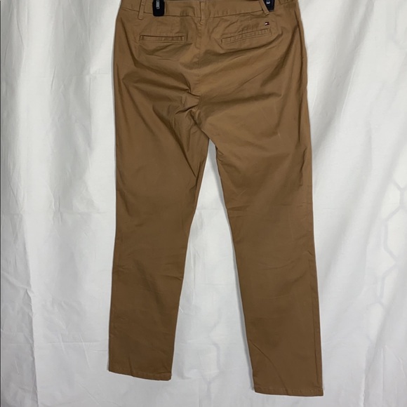 Stretch cotton twill chino trousers brown - Picture 4 of 5